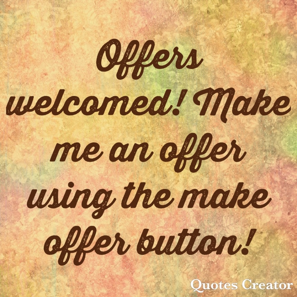 Make an offer!